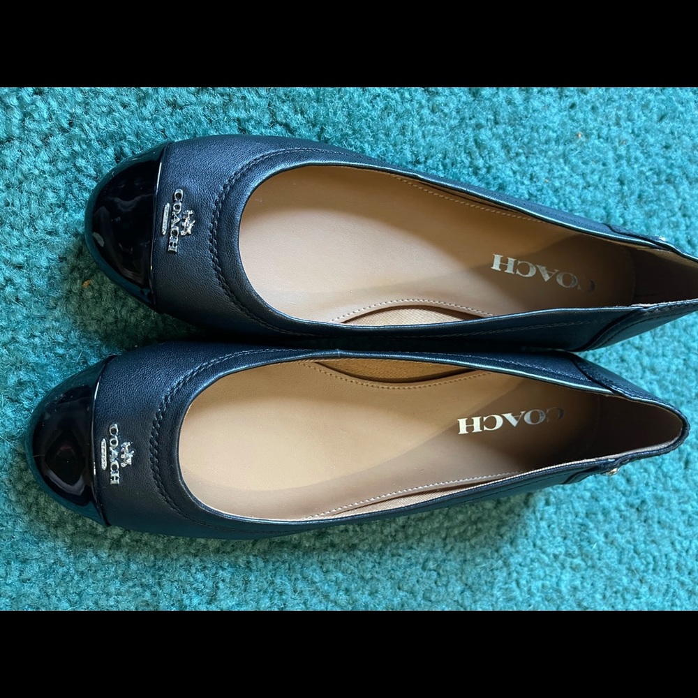 Coach black pumps. Size 7